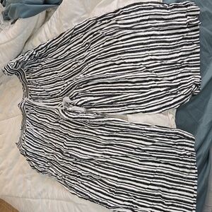 Terry and sky palazzo crops super cute and comfy size 14